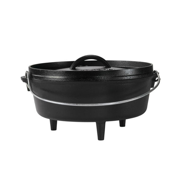 Lodge Camp Dutch Oven (flach), mit Füßen 25,4cm
