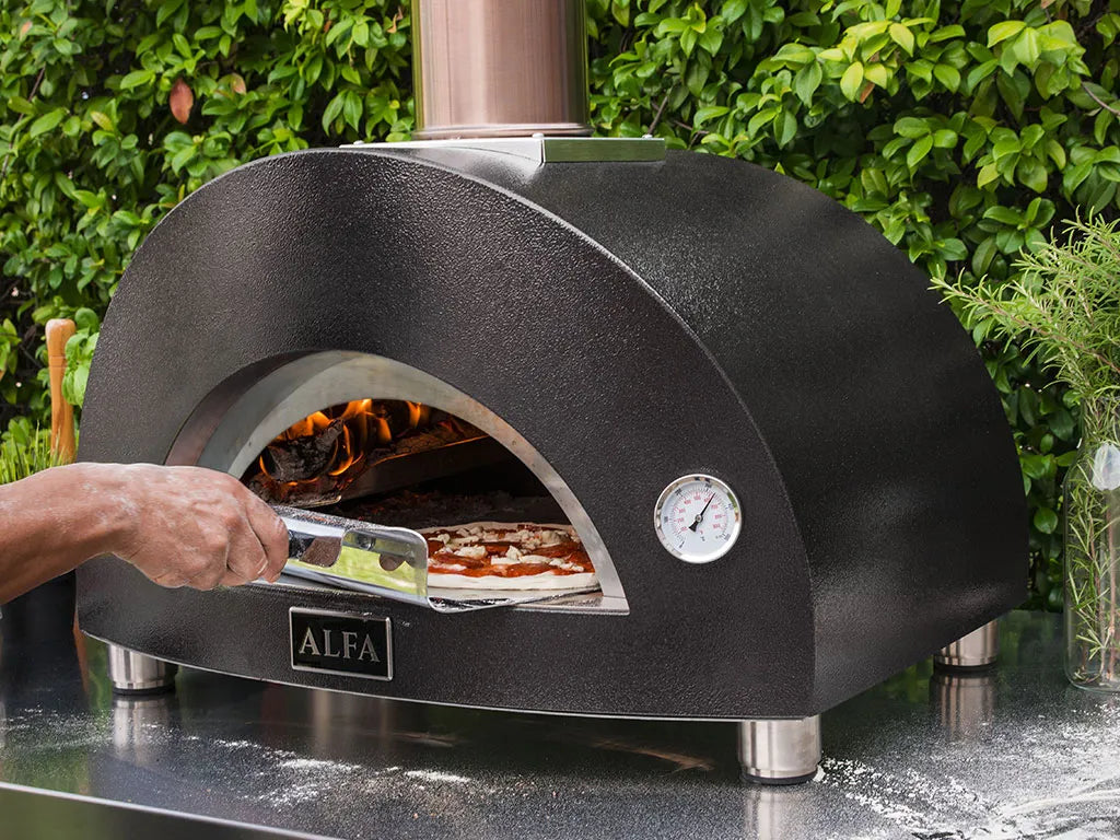 Anwendungsbild Alfa Forni Moderno 1 Pizza, Gas/Hybrid, grau