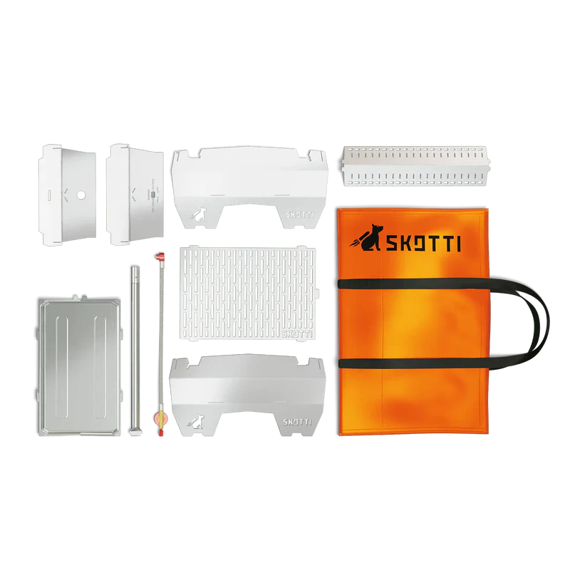 Skotti Grill 2.0, transportabler & klappbarer Campinggrill, 2,5 kW Leistung