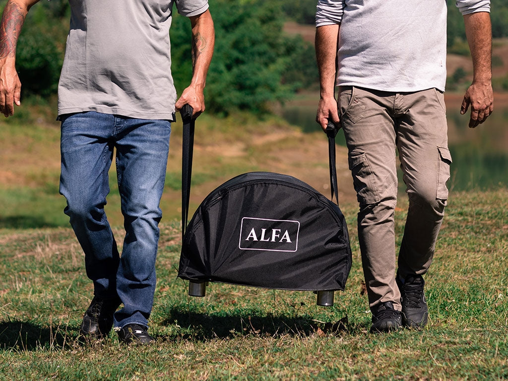 Alfa Forni Portable, Gas, Grau