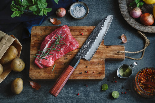 Babossa "Carbonstahl" Santoku
