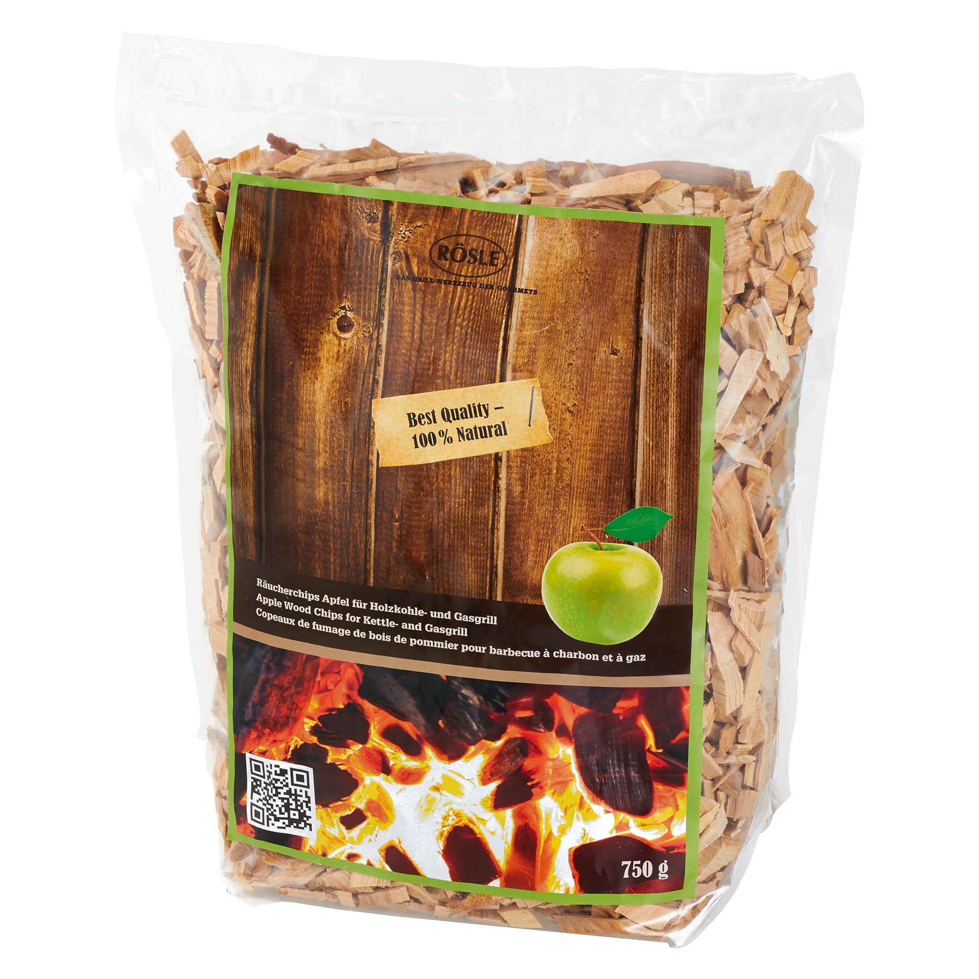 Produktbild Rösle Räucherchips, Apfel 750g