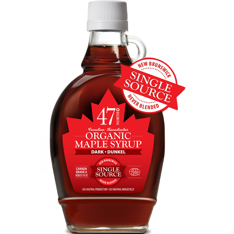 Produktbild Flasche 47° North Ahornsirup Dunkel, 250g