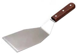 ALL’GRILL Spachtel, Edelstahl mit Holzgriff 32cm