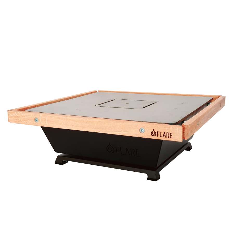 3/4 Ansicht FLAREino Tischgrill