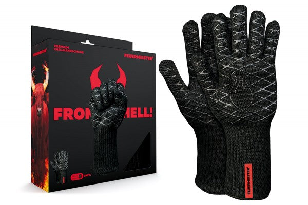 feuermeister handschuhe Feuermeister Grillhandschuh, Gr. 12 Aramid Schwarz