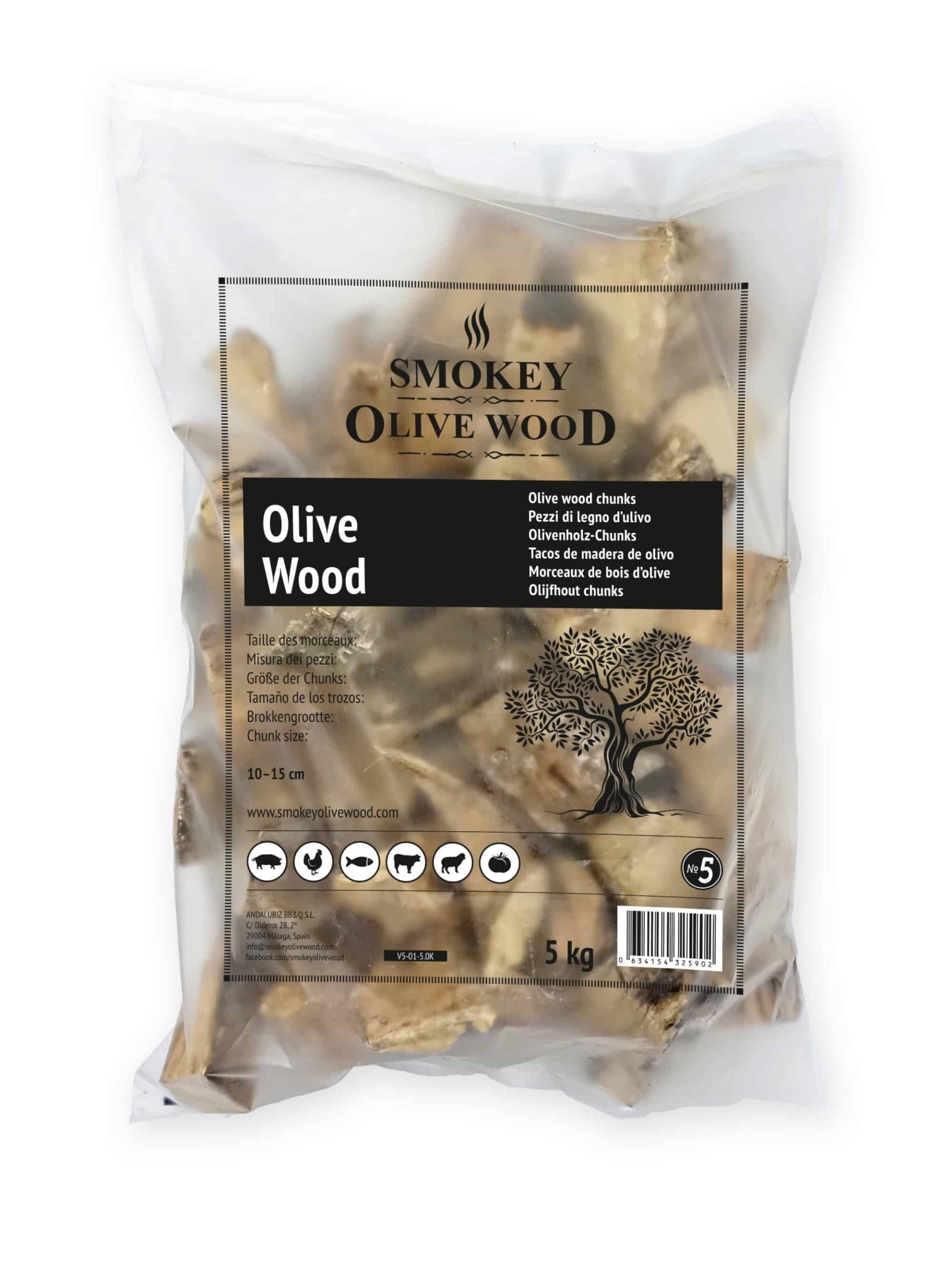 Smokey Olive Wood Räucherklötze, Olivenholz 1,5kg