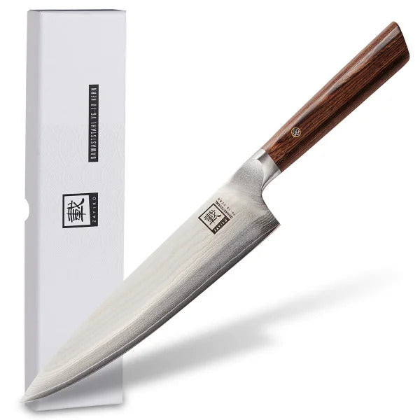 Produktbild Zayiko Damast kleines Santokumesser, "Kasshoku"-Serie