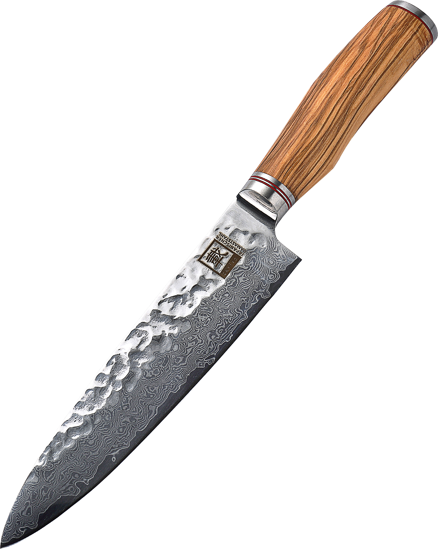 Zayiko Damast Chefmesser, "Olive"-Serie