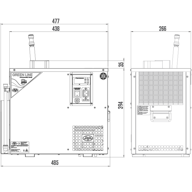Lindr Kühlaggregat, AS-40 Glycol Green Line