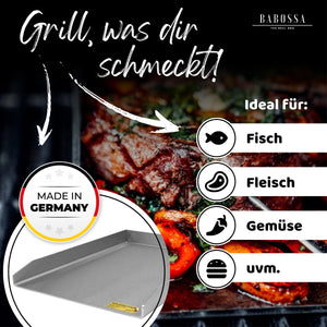 Babossa Plancha für Rösle Blazeflame | 33 x47,6 cm