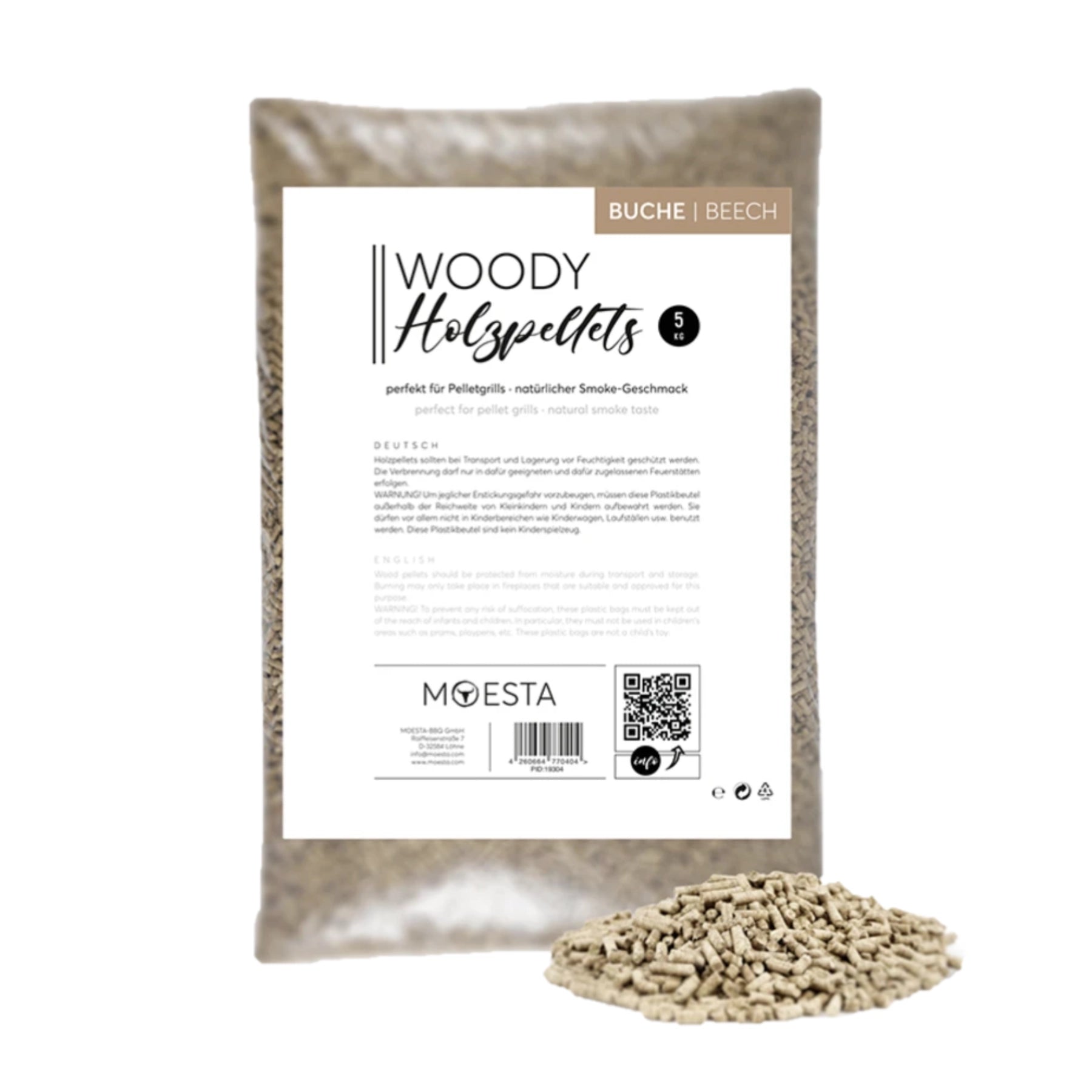 Moesta Holzpellets Buche 5kg