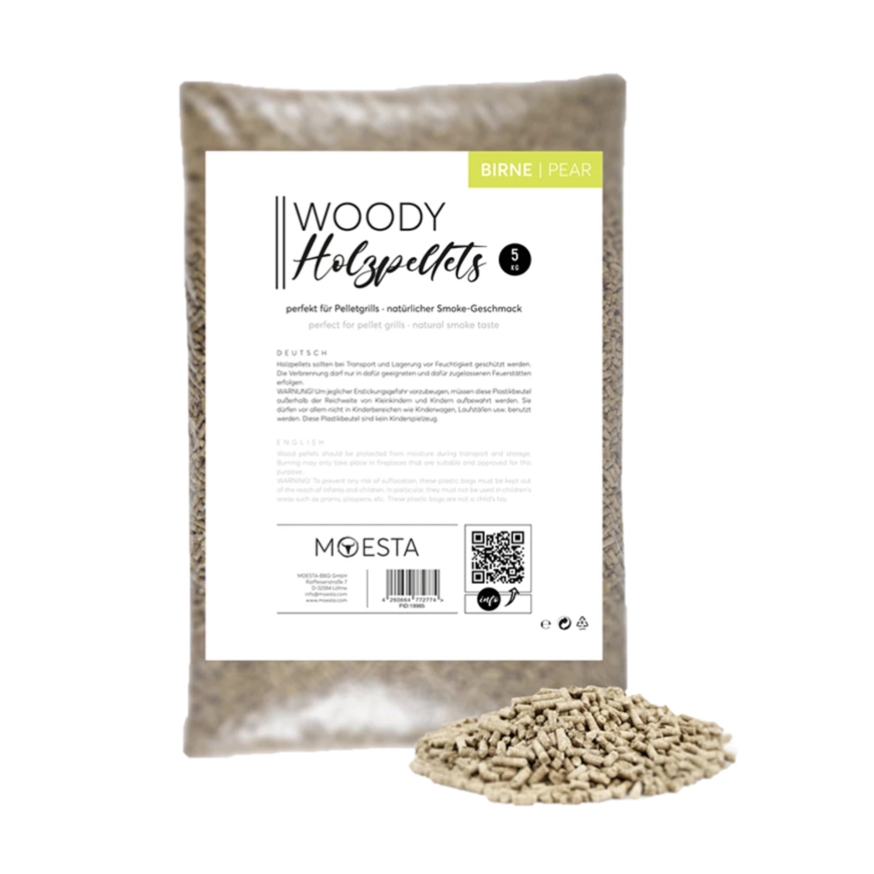 Moesta HolzPellets, Birne 5kg