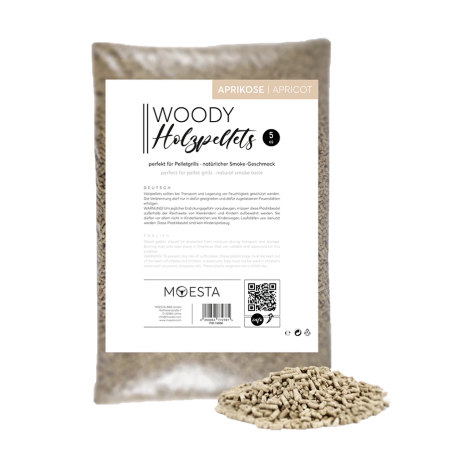 Moesta HolzPellets, Aprikose 5kg