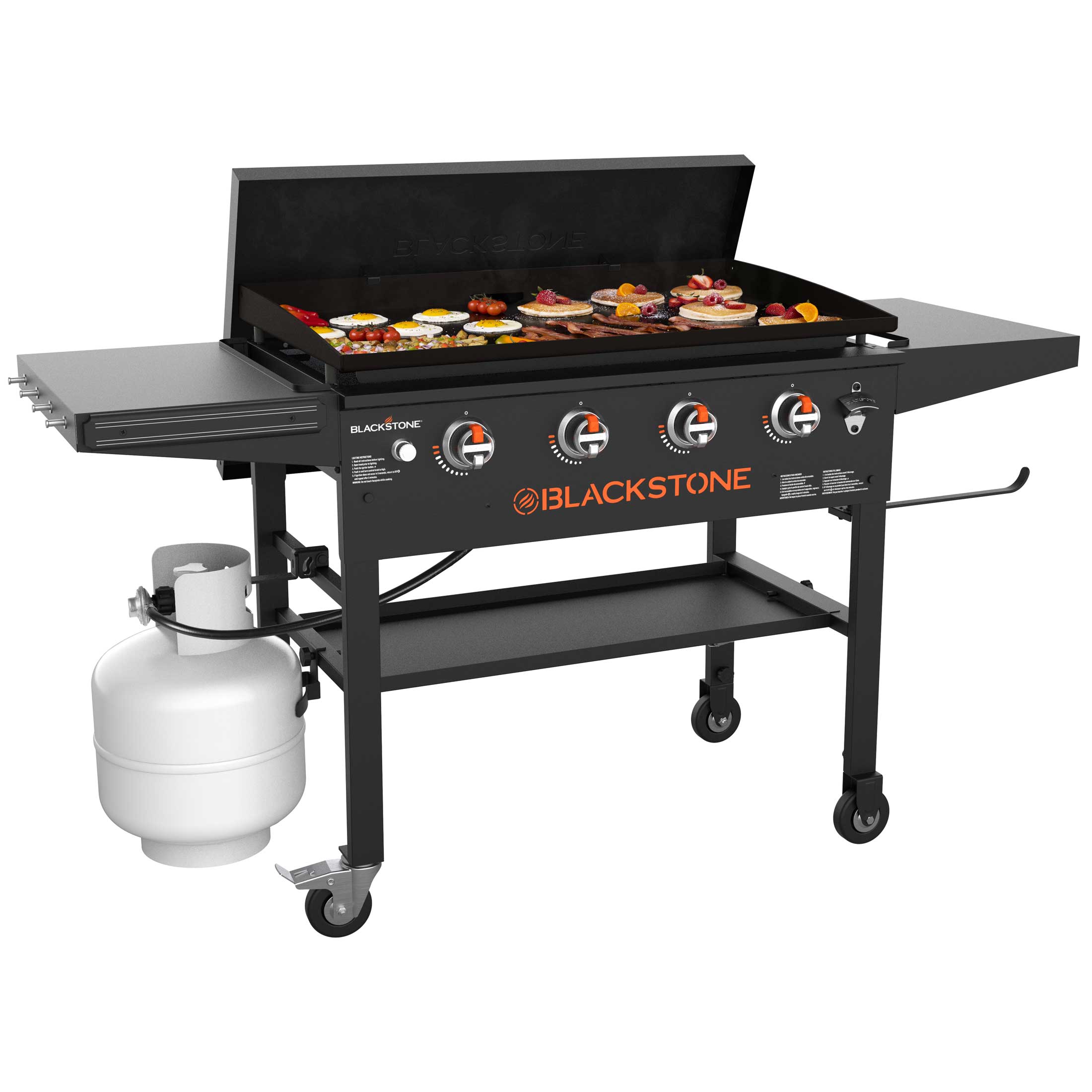 Blackstone 36″ Griddle Grillstation mit 4 Brennern mit Hardcover