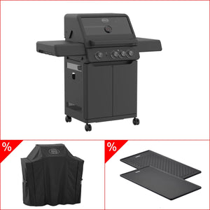 Rösle BBQ Station AllFlame Peer 3 Brenner Gasgrill - 50 mBar Bundle