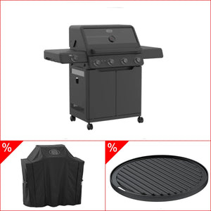 Rösle BBQ Station AllFlame Prime 4 Brenner Gasgrill - 50mBar Bundle