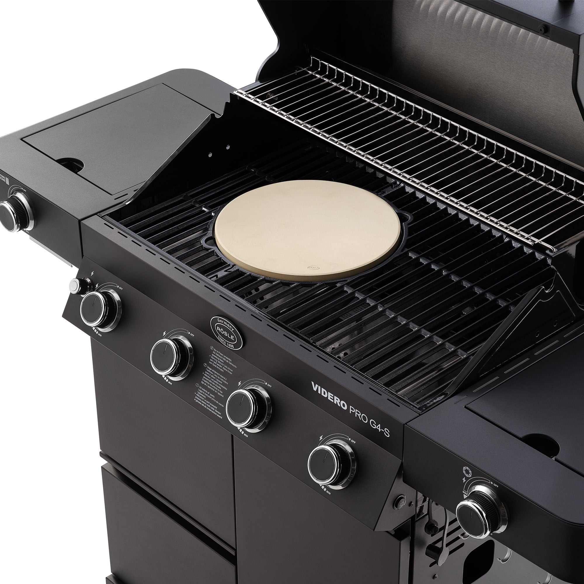 Pizzastein Rösle Videro Pro G4-S Vario+ 50mbar (nicht im Lieferumfang enthalten)