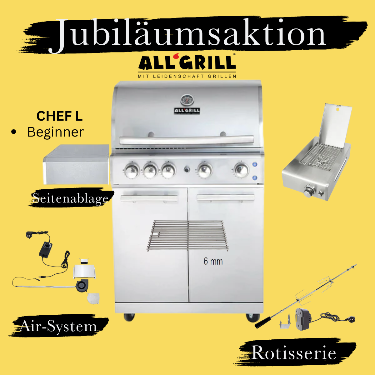 ALL’GRILL Chef L Jubiläumsaktion Beginner