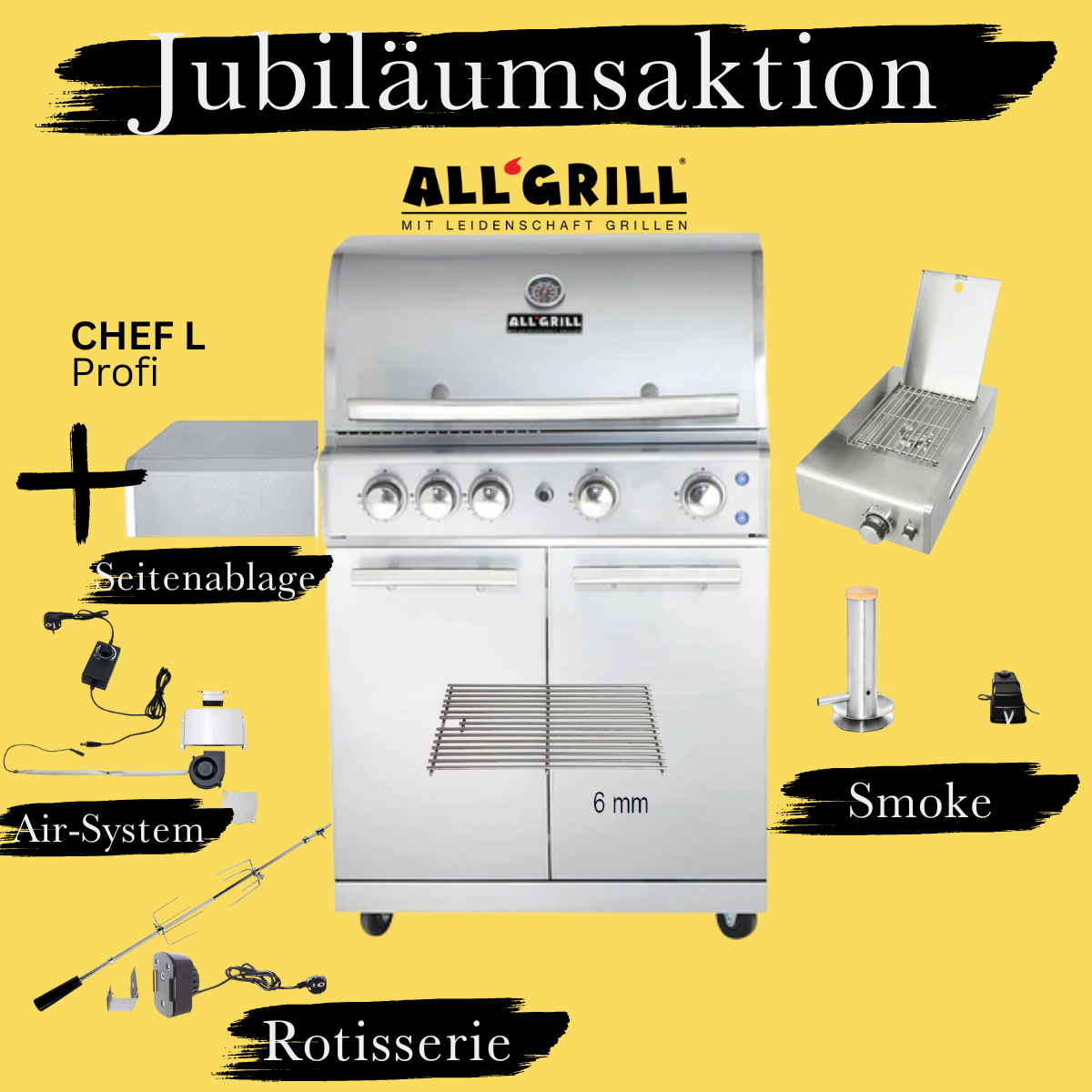 ALL’GRILL Chef L Jubiläumsaktion Profi