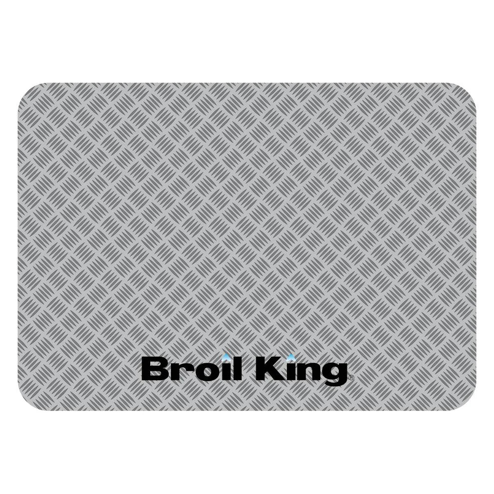 Broil King Grillmatte Bodenschutz Grillunterlage Silber 140 x 90 cm