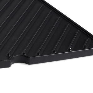 Burnhard Grillplatte Gusseisen beidseitig WAYNE 2-Brenner Series 2 | 23,5 x 35 x 1,5 cm