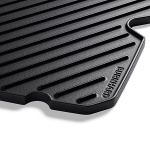 Burnhard Grillplatte Gusseisen beidseitig WAYNE 2-Brenner Series 2 | 23,5 x 35 x 1,5 cm