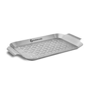 Burnhard Edelstahl Grillschale 27,5 x 19 x 2 cm