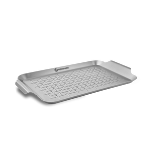Burnhard Edelstahl Grillschale 42,5 x 25 x 2 cm