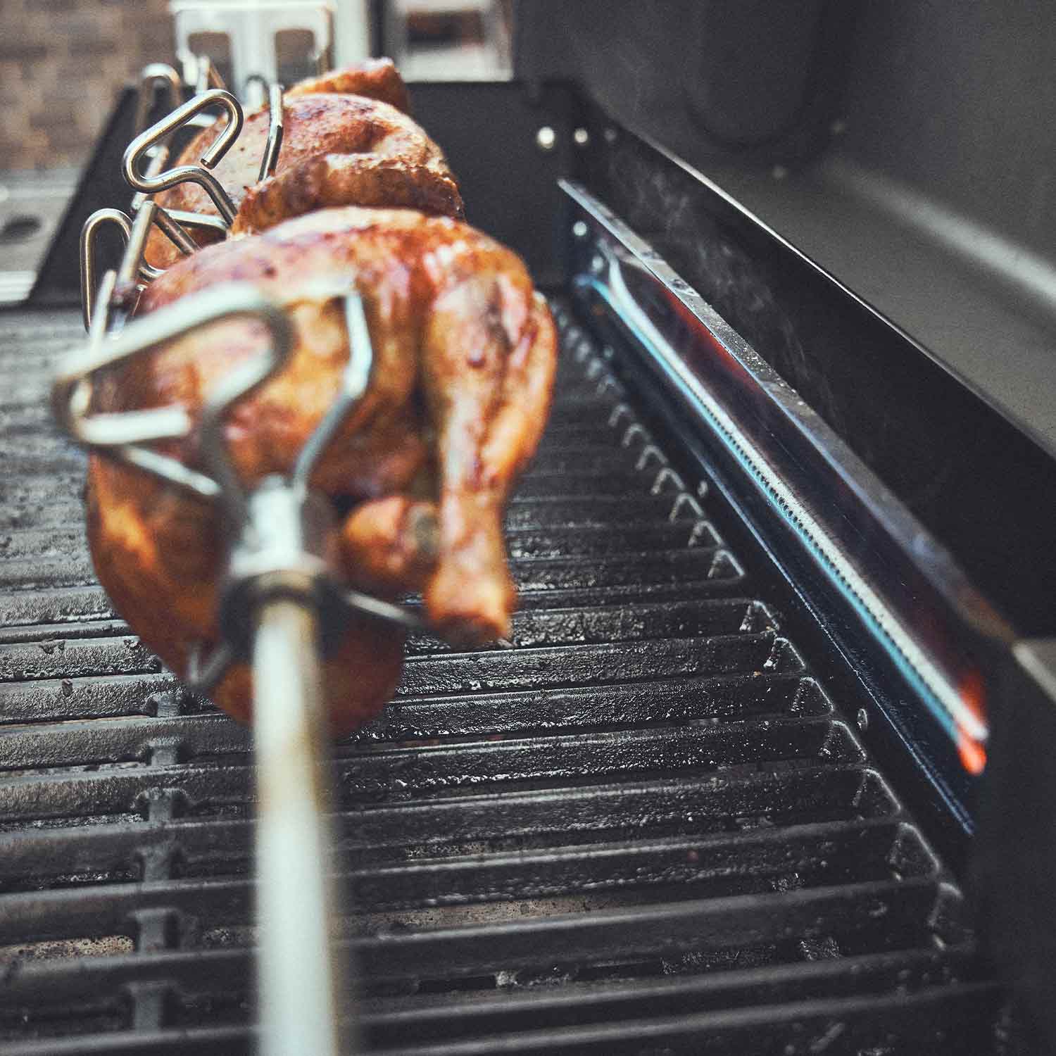 Burnhard EARL Premium-Gasgrill 3-Brenner Black Edition mit Edelstahlrost