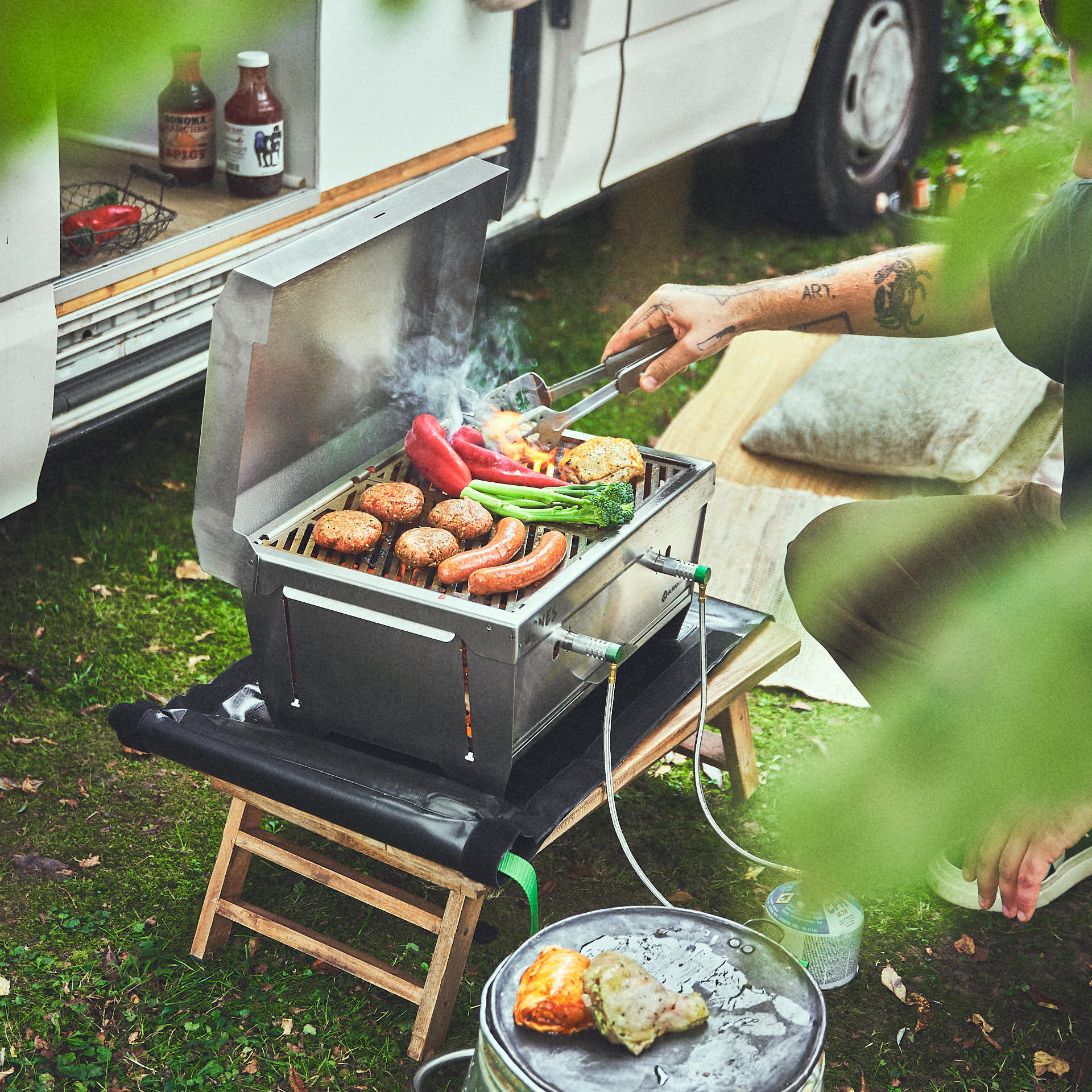 Burnhard JONES Campinggrill 2-Brenner