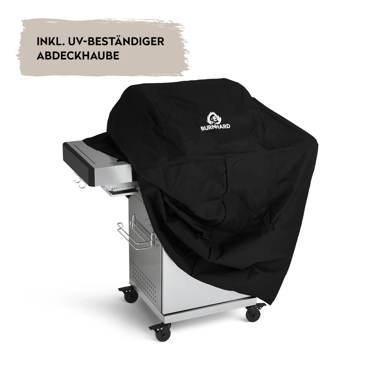 Burnhard FRED Jr. Deluxe Gasgrill 2-Brenner Edelstahl mit Edelstahlrost (Series 3)