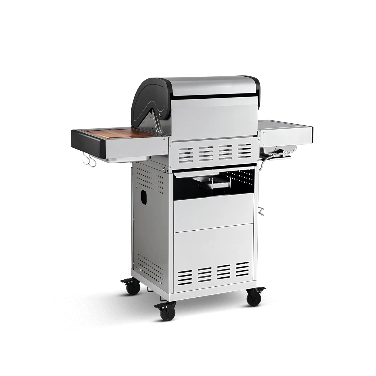 Burnhard FRED Jr. Deluxe Gasgrill 2-Brenner Edelstahl mit Edelstahlrost (Series 3)