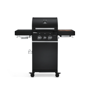 Burnhard FRED Jr. Deluxe Gasgrill 2-Brenner Back Edition mit Gusseisenrost (Series 3)