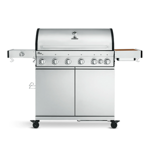 Burnhard Fat FRED Deluxe Gasgrill 6-Brenner Edelstahl mit Gusseisenrost (Series 3)