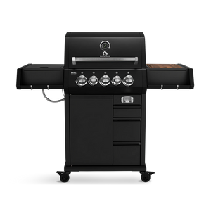 Burnhard EARL Premium-Gasgrill 3-Brenner Black Edition mit Gusseisenrost
