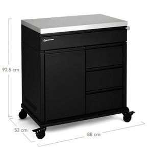 Burnhard Grill Beistellwagen schwarz
