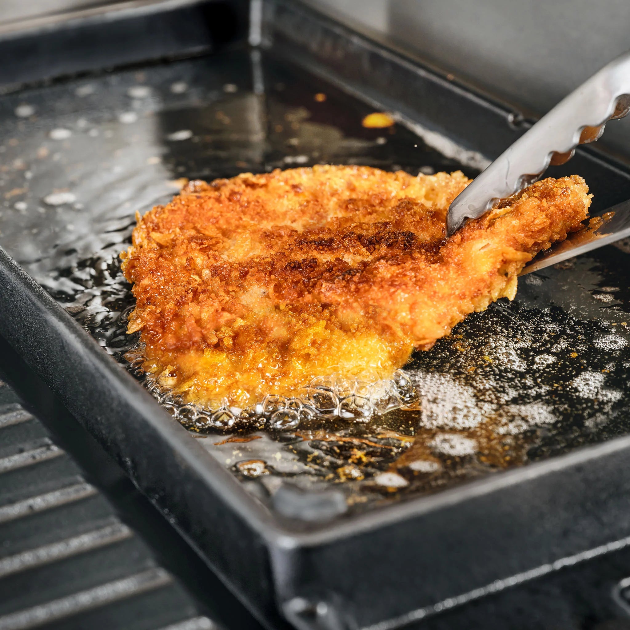 Burnhard GRANT Grillplatte Gusseisen 2-in-1