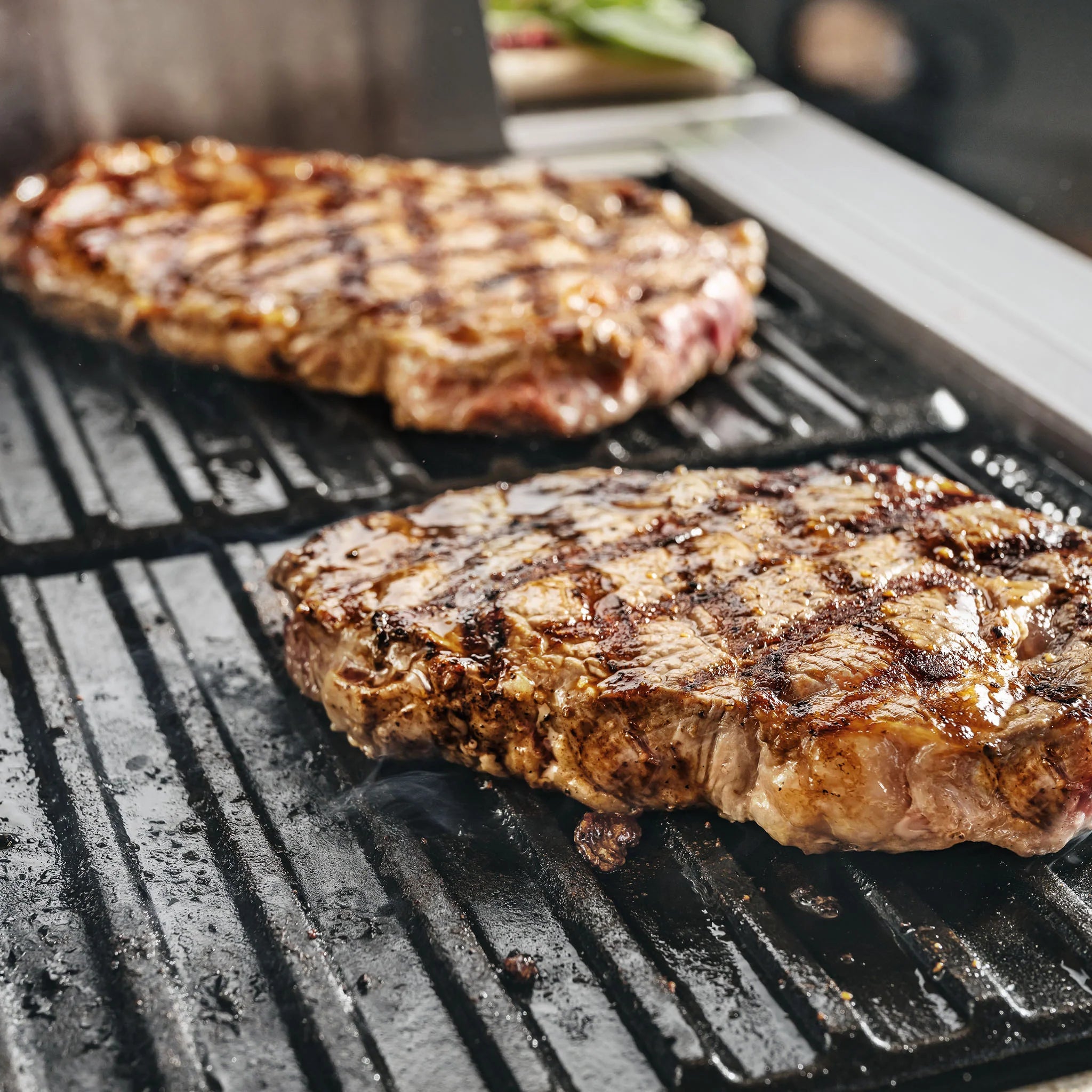 Burnhard GRANT Grillplatte Gusseisen 2-in-1