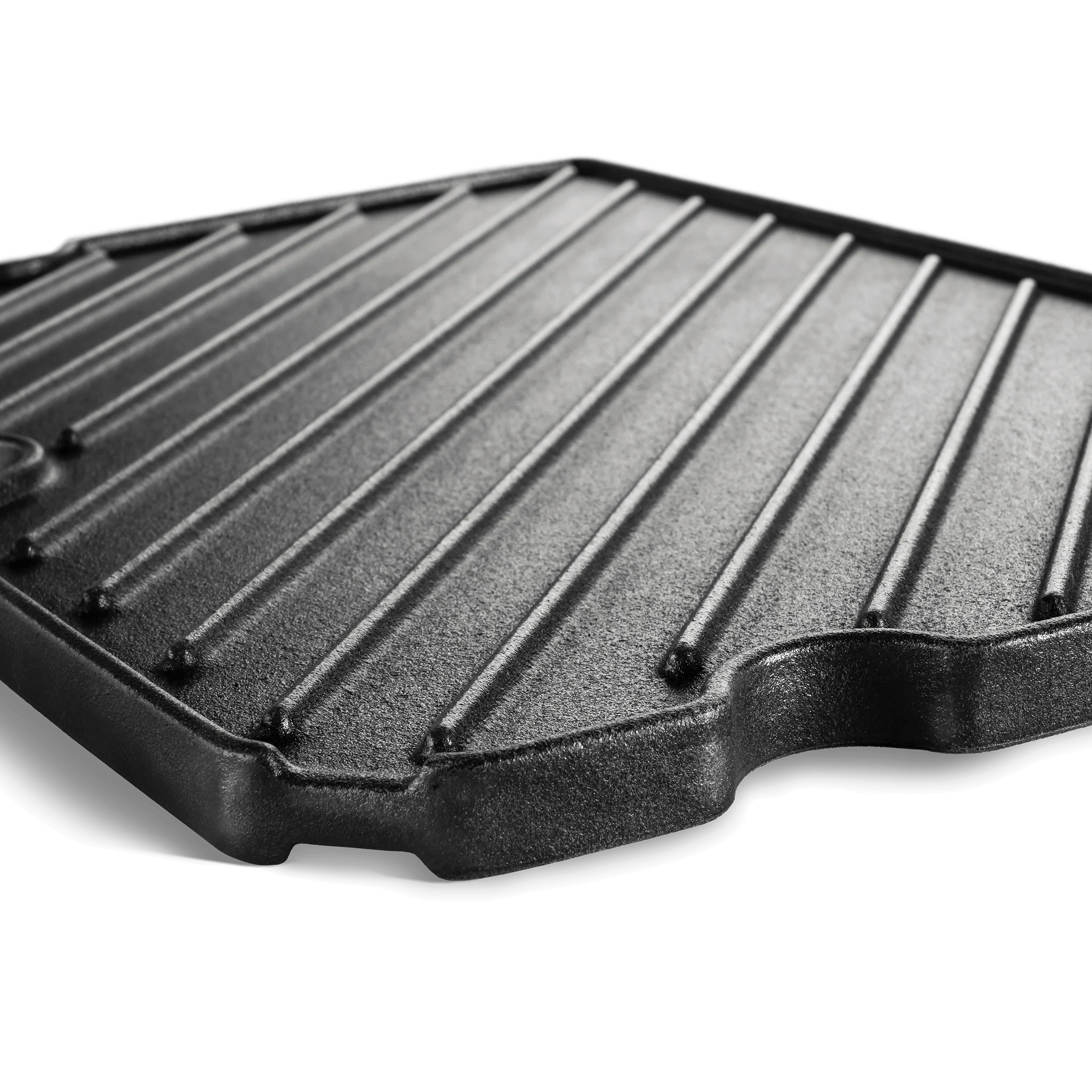 Burnhard Grillplatte Gusseisen beidseitig WAYNE Jr. 1-Brenner | 21.5 cm x 32 cm x 0.7 cm