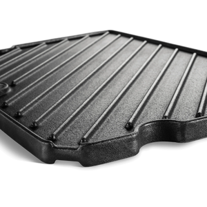 Burnhard Grillplatte Gusseisen beidseitig WAYNE Jr. 1-Brenner | 21.5 cm x 32 cm x 0.7 cm
