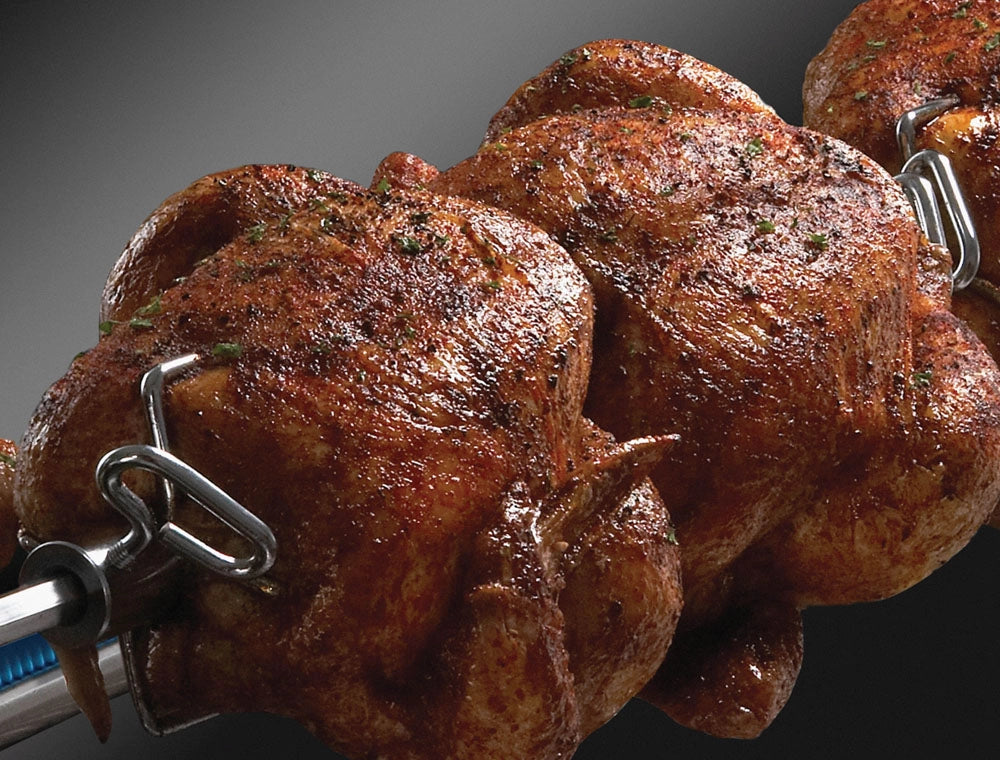 Hähnchen auf dem Drehspieß, Broil King Signet 390 inkl. Rotisserie