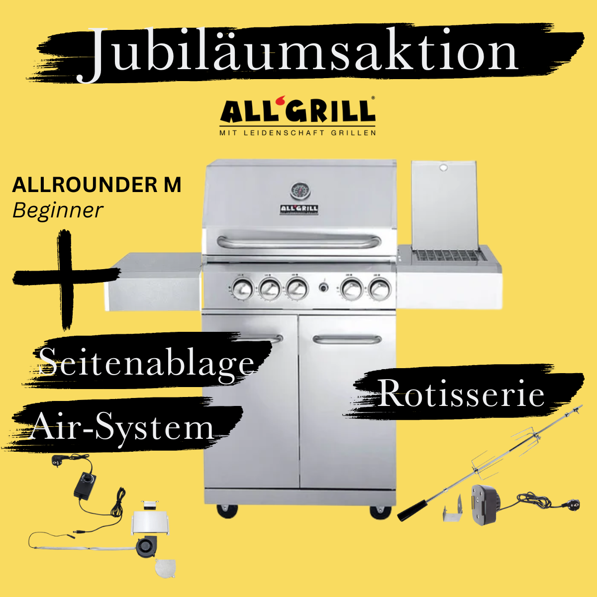 ALL’GRILL | Allrounder M | Jubiläumsaktion | Beginner