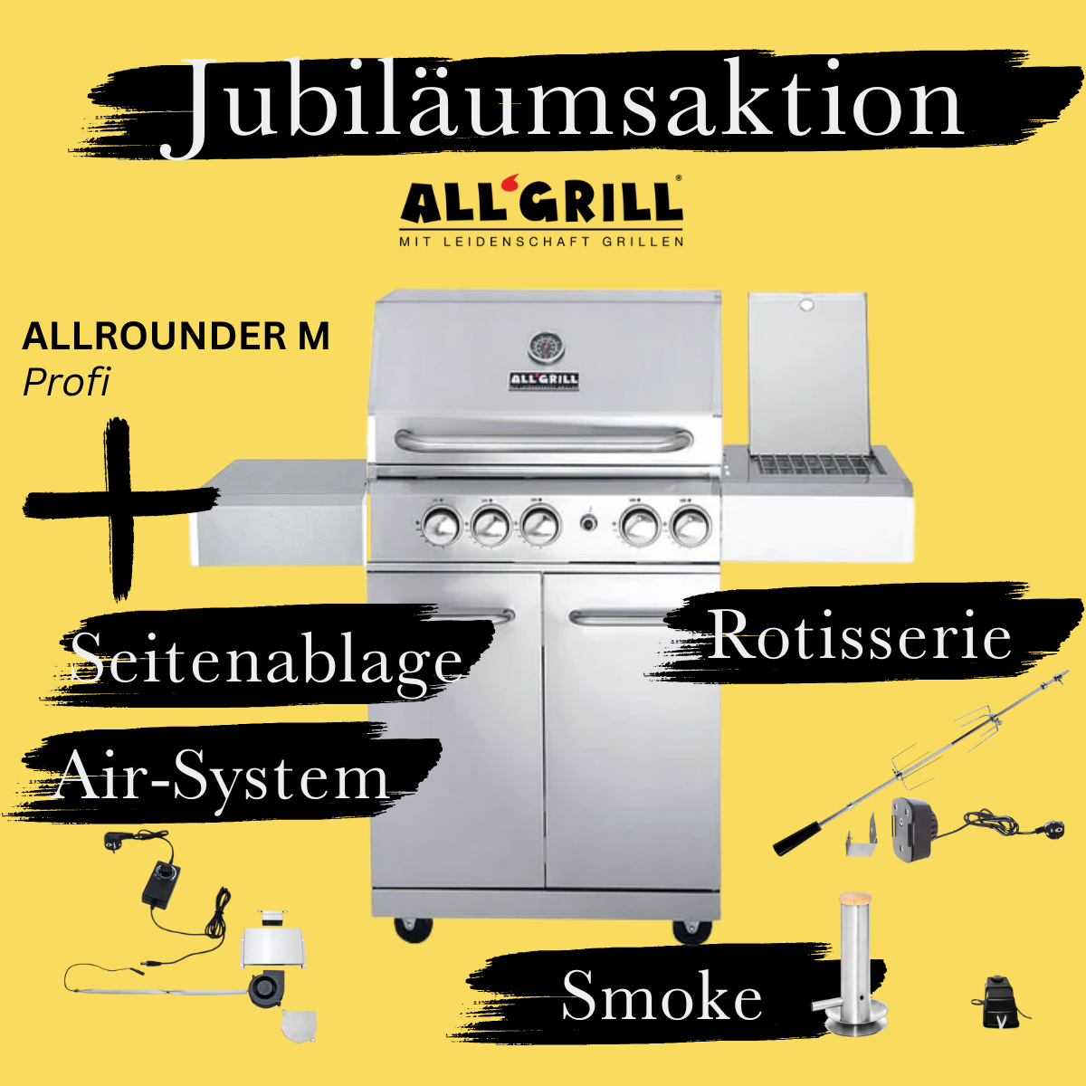 ALL’GRILL | Allrounder M | Jubiläumsaktion | Profi