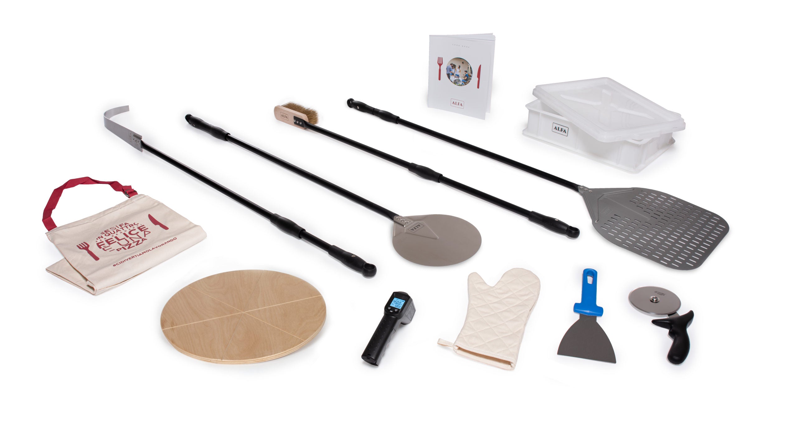 Alfa Forni Nano Pizzaofen Pizzaiolo Set