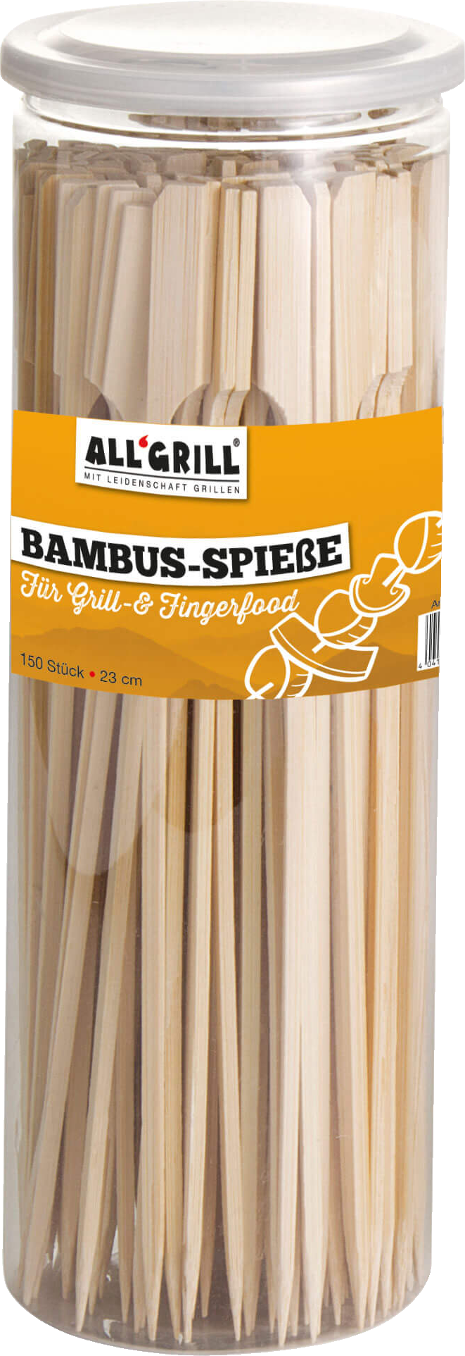 ALL’GRILL Bambus Spieße, 150Stk. 23cm