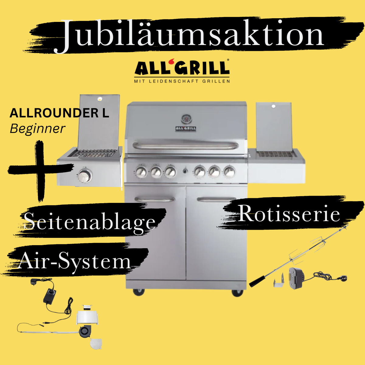 ALL’GRILL |  Allrounder L | Jubiläumsaktion | Beginner