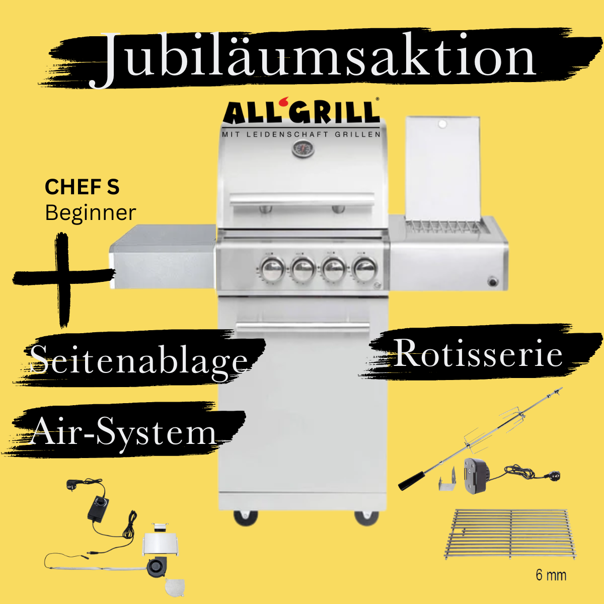 ALL’GRILL | Chef S | Jubiläumsaktion | Beginner
