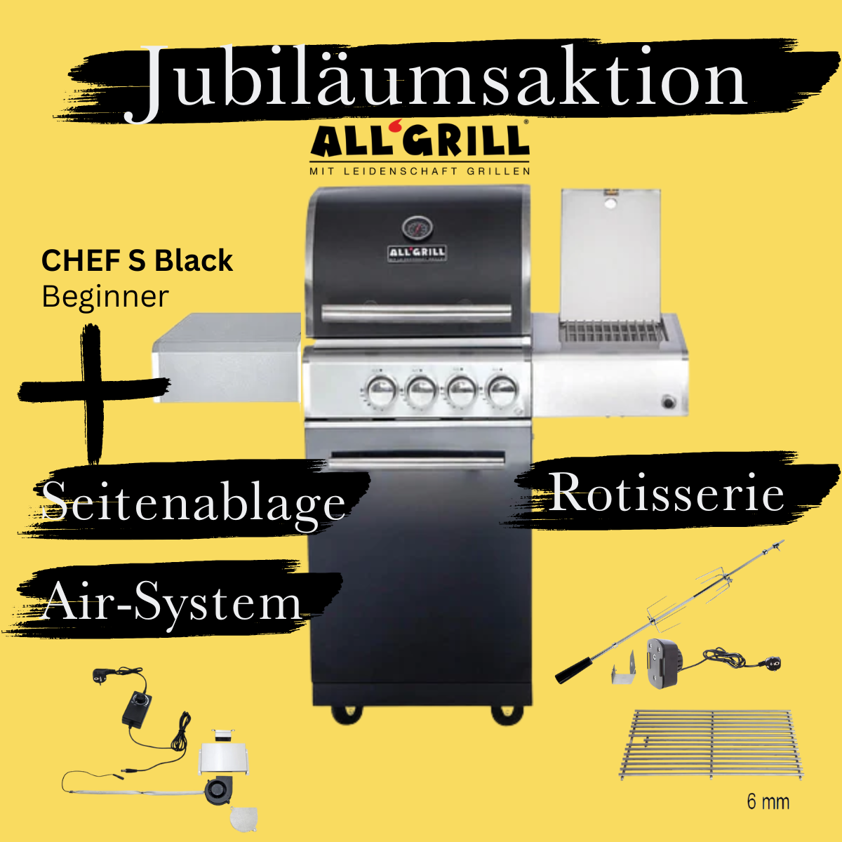 ALL’GRILL | Chef S Black | Jubiläumsaktion | Beginner