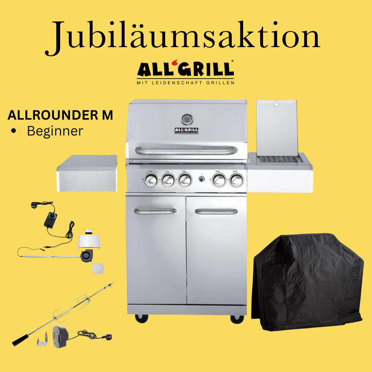 ALL’GRILL Allrounder M Jubiläumsaktion Beginner